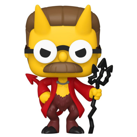 Los Simpson Figura POP! Animation Vinyl Devil Flanders 9 cm
