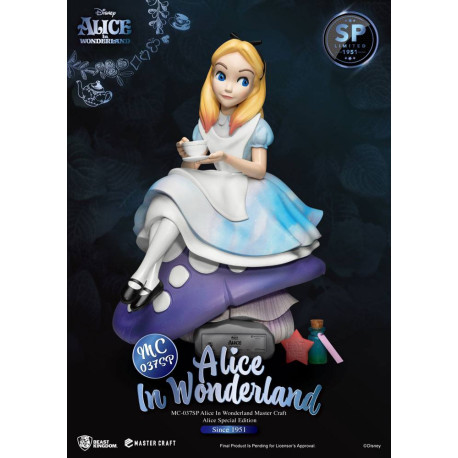 Alicia en el país de las maravillas Estatua Master Craft Alice Special Edition 36 cm