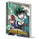 My Hero Academia Battle Cuaderno A5 Papel Cuadriculado, Verde Militar