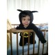 Cristina con su body Batman