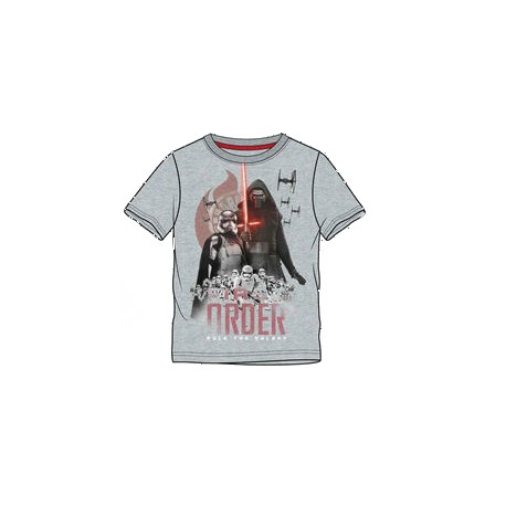 T-Shirt Enfant Kylo Ren Première Commande Gris