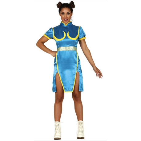 Disfraz Chun-li Street Fighter para mujer