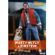 Regreso al futuro Figuras Movie Masterpiece 1/6 Marty McFly & Einstein Exclusive 28 cm