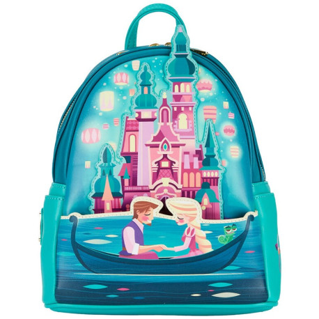 Saco mochila Loungefly Rapunzel Castelo