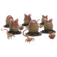 HUEVOS Y FACEHUGGER SET 6 FIGURAS 1/18 SCALE PREVIEWS EXCLUSIVE ALIEN