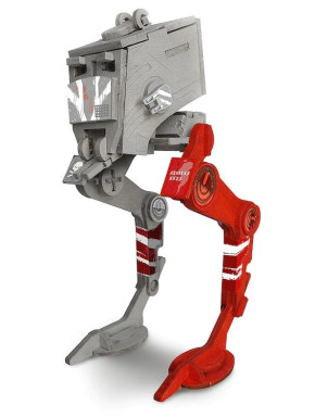 Modelo em madeira Star Wars AT-ST Walker