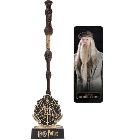 Pluma Varita Dumbledore Harry Potter con Soporte