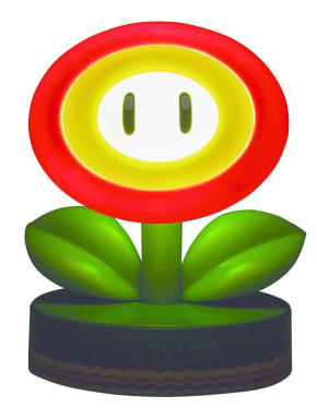 Mini Lâmpada Flor de Fogo Super Mario