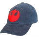 Gorra Star Wars símbolo rebelde rojo y azul