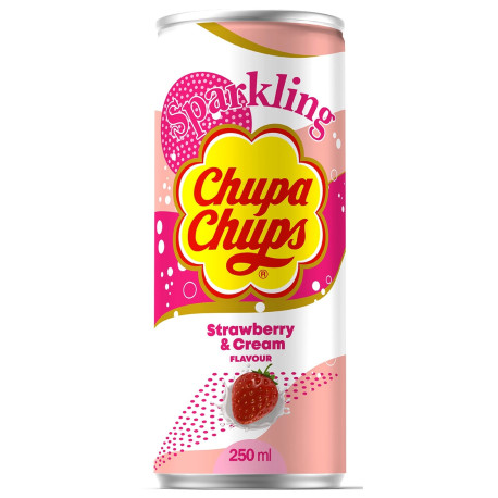 Refresco Chupa-Chups Fresa y Crema