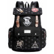 Mochila Harry Potter Hogwarts Patches Old