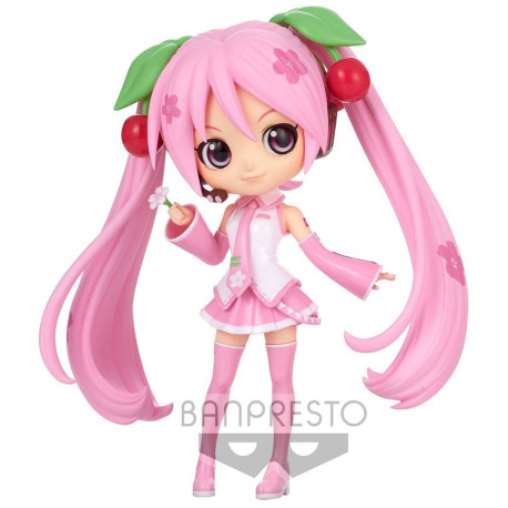 Hatsune Miku Minifigura Q Posket Sakura Miku Ver. A 14 cm