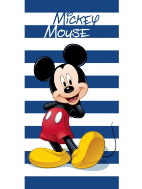 Toalla Rayas Mickey Mouse Disney Blue