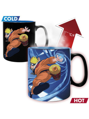 Caneca Térmica Grande Naruto Sasuke e Naruto 