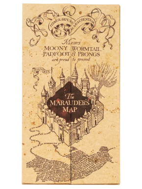 Réplica 1:1 Mapa do Maroto Harry Potter
