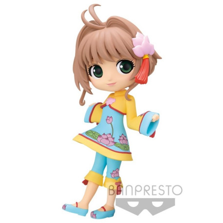 FIGURA QPOSKET SAKURA CAZADORA DE CARTAS KIMONO