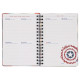 AGENDA ESCOLAR 2022/2023 SEMANA VISTA A5 12 MESES MARVEL CAPITAN AMERICA ESCUDO