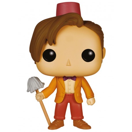 Pop 11th Doctor with Fez and Mop