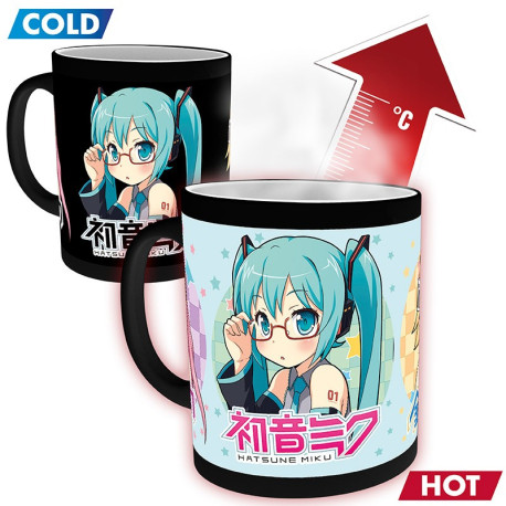 HATSUNE MIKU - Mug Heat Change - 320ml - Characters x2