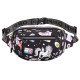 Oh My Pop! Illusion Riñonera Glaze, Negro