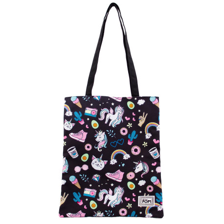 Sac fourre-tout kawaii Oh My Pop ! licornes