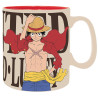 Taza Grande One Piece Luffy Wanted