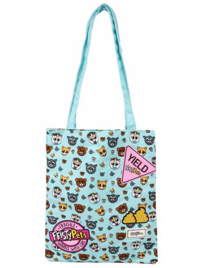 Feisty Pets Glenda Glitterpoop Bolsa de la Compra Shopping Bag, Multicolor