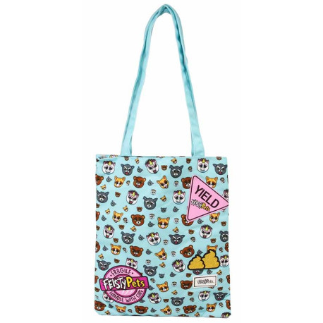 Feisty Pets Glenda Glitterpoop Bolsa de la Compra Shopping Bag, Multicolor