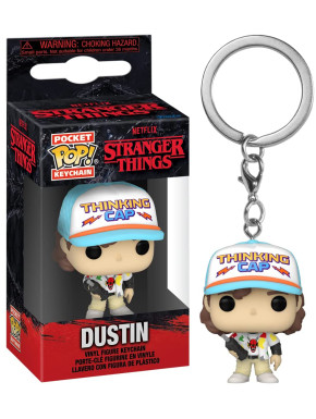 Mini- Chaveiro Funko Pop! Dustin Stranger Things 4