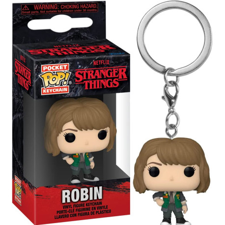 Mini-Chaveiro Funko Pop! Robin Stranger Things 4