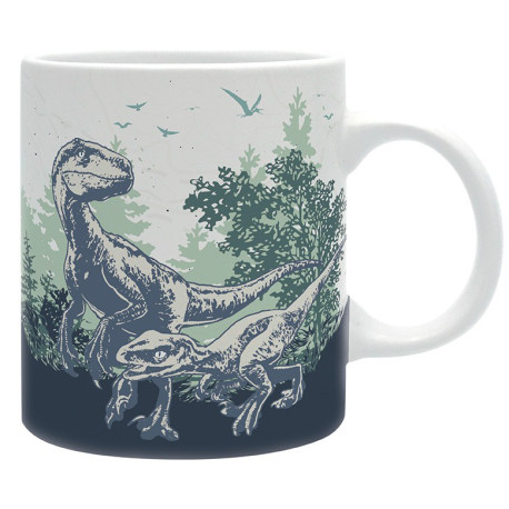 Caneca Jurassic World Velociraptor Raptor Country