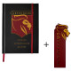 Libreta Gryffindor Tapa Dura + Marcapáginas Harry Potter