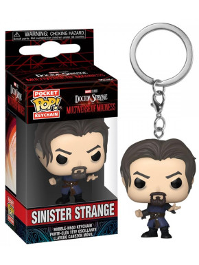 Doctor Strange in the Multiverse of Madness Llaveros Pocket POP! Vinyl Sinister Strange 4 cm Expositor (12)