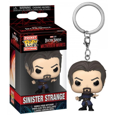 Doctor Strange in the Multiverse of Madness Llaveros Pocket POP! Vinyl Sinister Strange 4 cm Expositor (12)