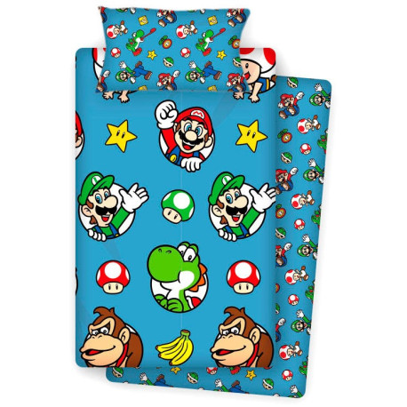 Juego sabanas Super Mario Bros 90cm