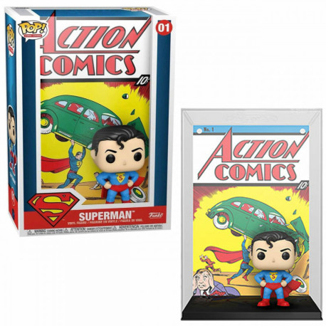 DC Comics POP! Comic Cover Vinyl Figura Superman Action Comic 9 cm