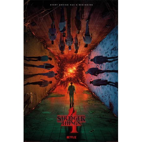 Póster Stranger Things 4 Every Ending Has Beginning