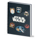 Caderno A5 Star Wars Navios da Aliança