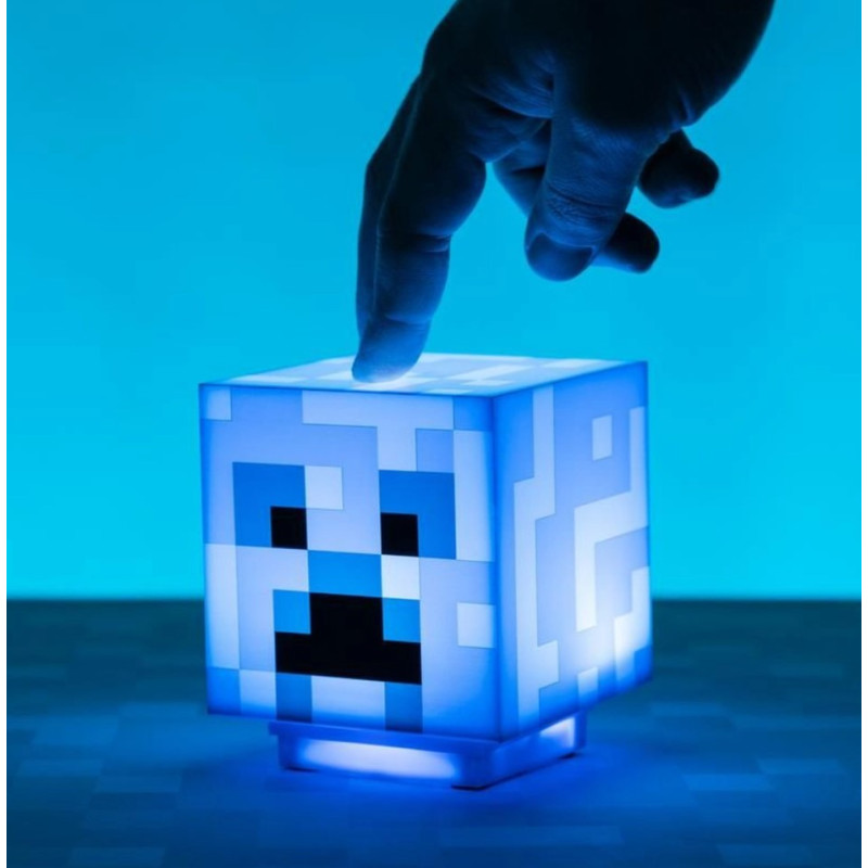 Lámpara Minecraft CEEPER 3d con sonido12 X10cm