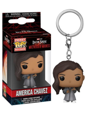 Doctor Strange in the Multiverse of Madness Llaveros Pocket POP! Vinyl America Chavez 4 cm Expositor (12)