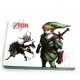 Set appeso spade 8cm e scudi Zelda con trifuerza