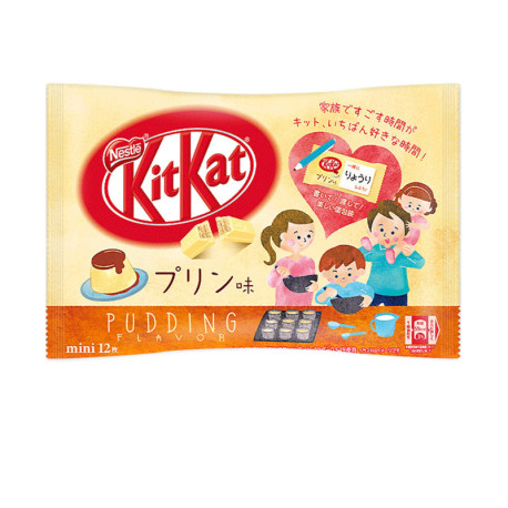 Mini Kit-Kat Sabor Pudin Snack Japonés