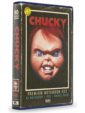 Conjunto de Papelaria Chucky VHS