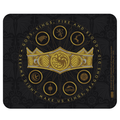 Tapis de souris de la maison du dragon Targaryen