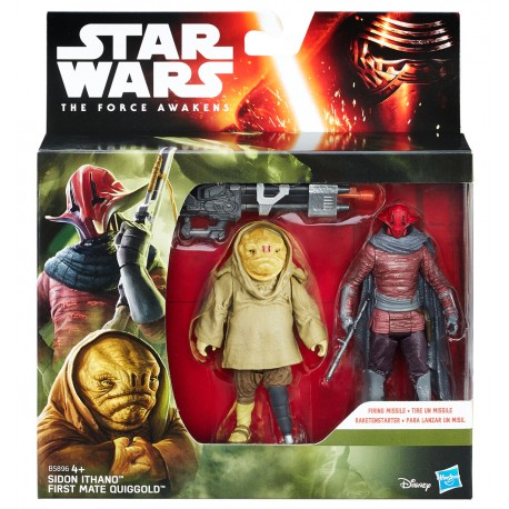 Pack Figuren, Star Wars Sidon Ithano en de Eerste Stuurman Quiggold