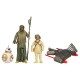 Pack Figuren van Star Wars BB-8, schurk Unkar en dump Jakku