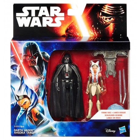 Pack Figure di Star Wars, Darth Vader e Ahsoka Tano