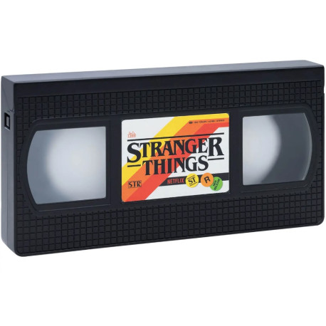 LAMPARA STRANGER THINGS VHS LOGO