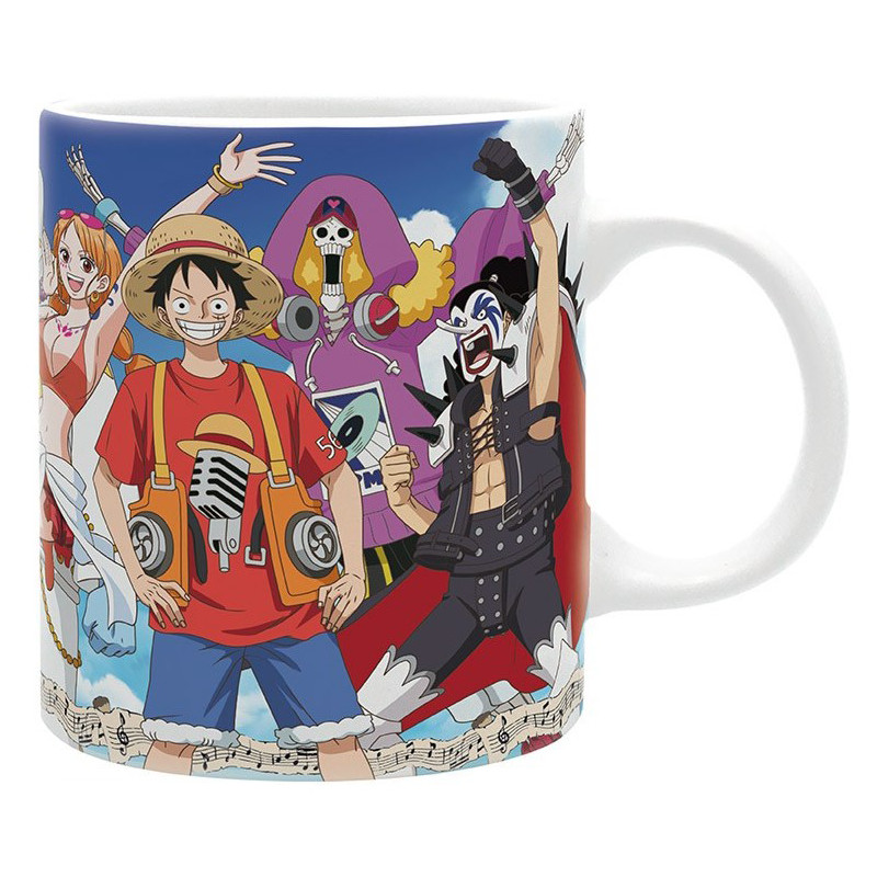 Anime One Piece One Peice 121166 - Taza de té (11.8 fl oz), diseño de  bandera pirata, color marrón