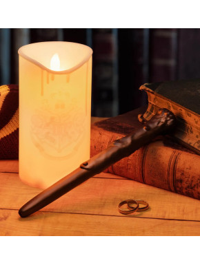 Lámpara de vela con mando remoto de varita Harry Potter
